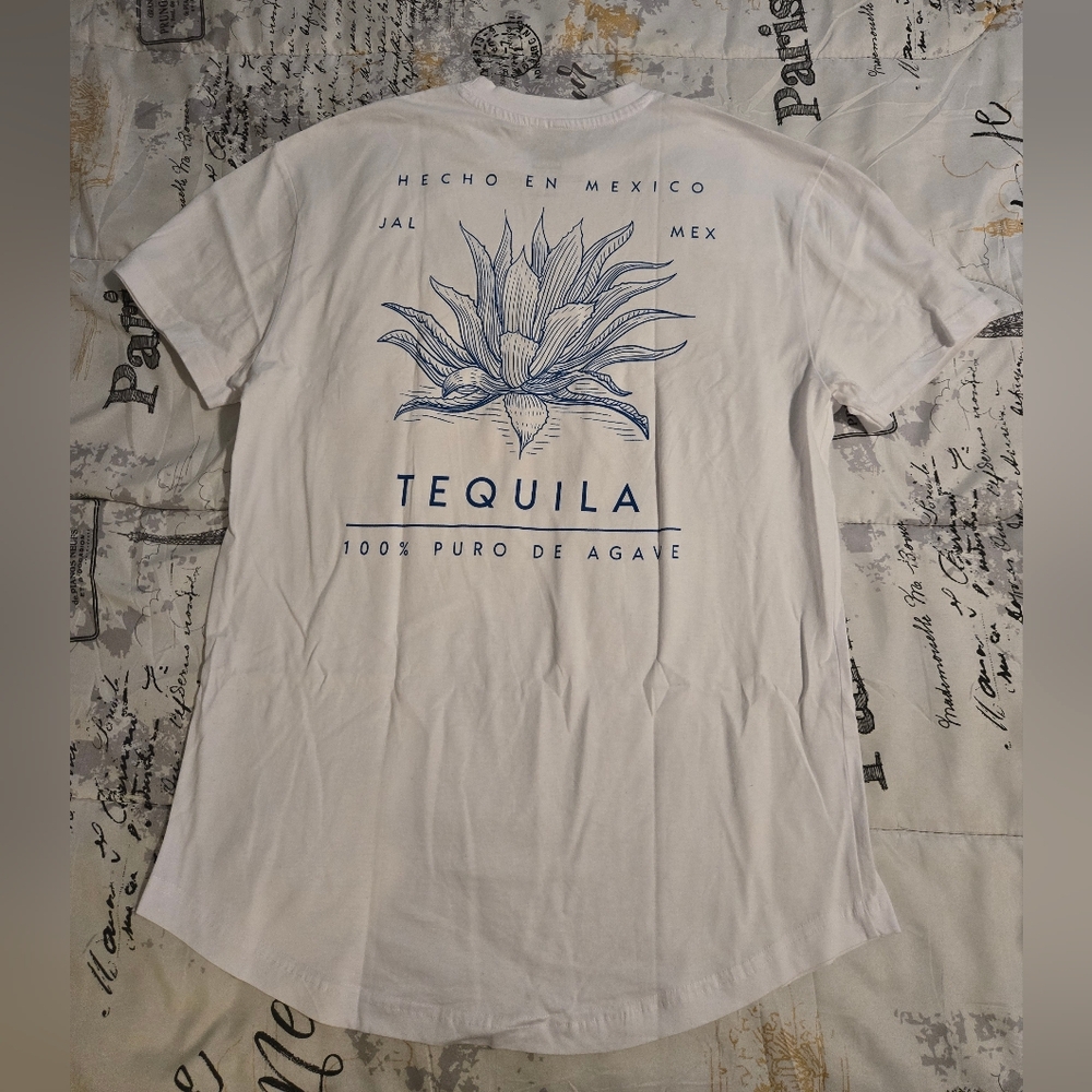 Tequila White Graphic T-Shirt